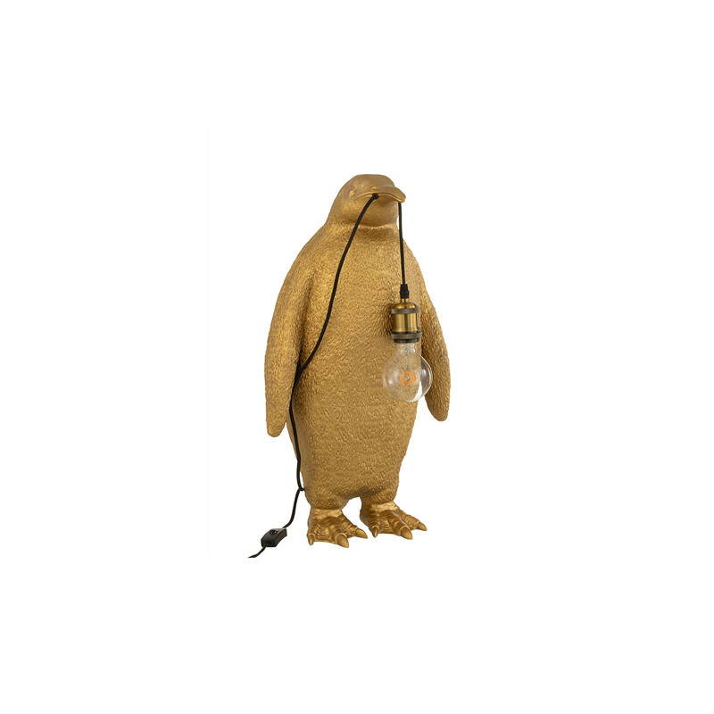 Põrandavalgusti PENGUIN kuldne, 33x31xH59 cm
