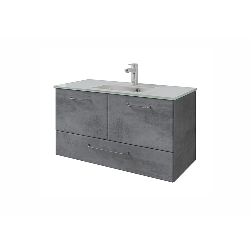 Valamukapp + klaasvalamu 943 tumehall, 99x45x53 cm