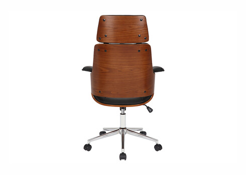 Kontoritool MANHATTAN pruun / must, 64x74xH113-123 cm