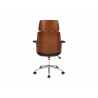 Kontoritool MANHATTAN pruun / must, 64x74xH113-123 cm
