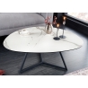 Diivanilaud MARVELOUS valge, 90x75xH40 cm