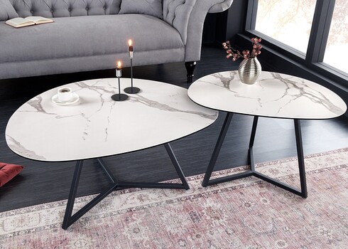 Diivanilaud MARVELOUS valge, 90x75xH40 cm