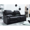 Diivan HOLLYWOOD must, 187x102xH97 cm