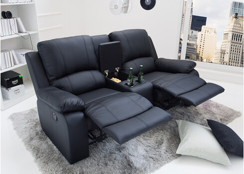 Diivan HOLLYWOOD must, 187x102xH97 cm