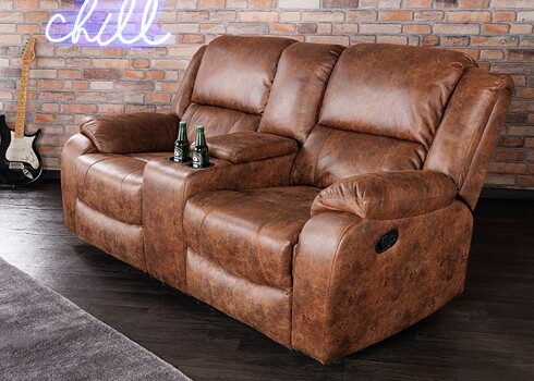 Diivan HOLLYWOOD pruun, 188x164xH102 cm