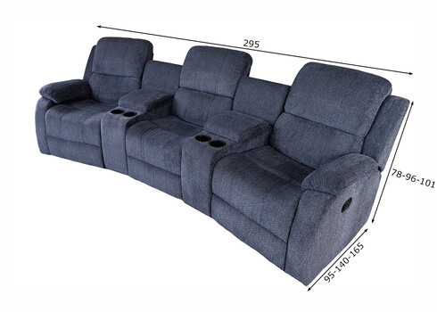 Diivan HOLLYWOOD hall, 295x165xH101 cm