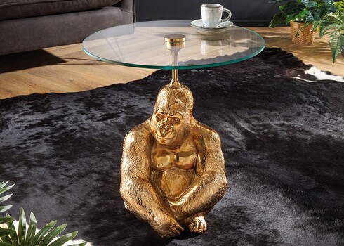 Diivanilaud KONG kuldne, D45xH50 cm