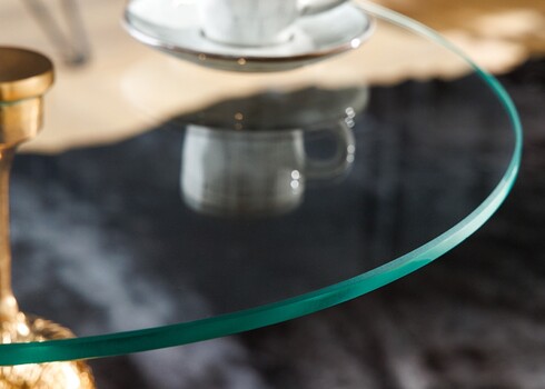 Diivanilaud KONG kuldne, D45xH50 cm