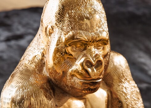 Diivanilaud KONG kuldne, D45xH50 cm