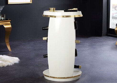 Veiniriiul BODEGA valge, D42xH63 cm