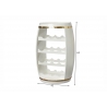 Veiniriiul BODEGA valge, D42xH63 cm