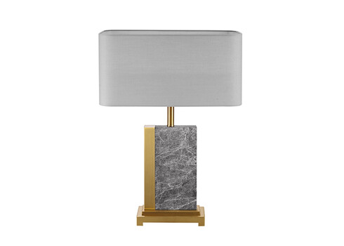 Lauavalgusti ELEGANCIA hall / kuldne, 45x22xH65 cm