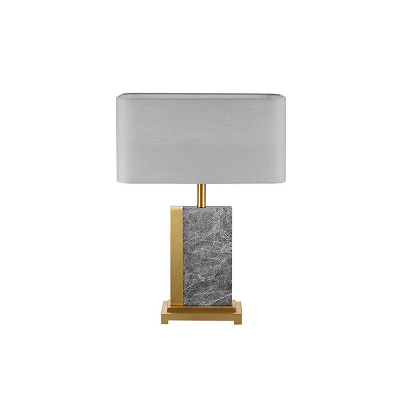 Lauavalgusti ELEGANCIA hall / kuldne, 45x22xH65 cm