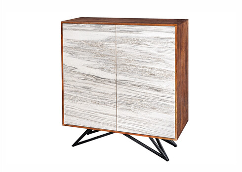 Kummut SOUL naturaalne hall kivi / pruun, 100x38xH120 cm