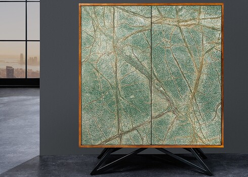 Kummut SOUL naturaalne kivi / pruun, 100x38xH120 cm