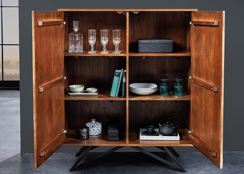 Kummut SOUL naturaalne kivi / pruun, 100x38xH120 cm