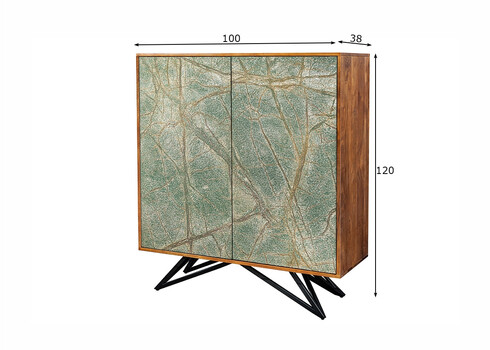 Kummut SOUL naturaalne kivi / pruun, 100x38xH120 cm