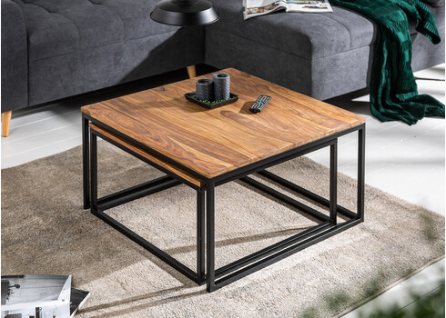 Diivanilaudade komplekt ELEMENTS sheesham, 2 tk