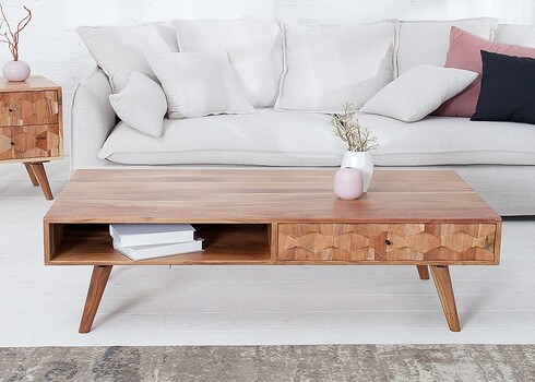 Diivanilaud MYSTIC LIVING pruun, 100x52xH40 cm