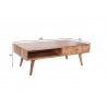 Diivanilaud MYSTIC LIVING pruun, 100x52xH40 cm