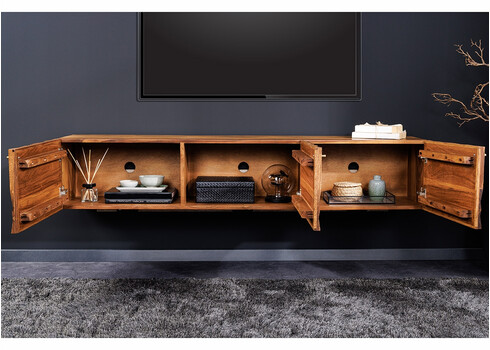 Tv-alus ALPINE sheesham, 160x35xH30 cm