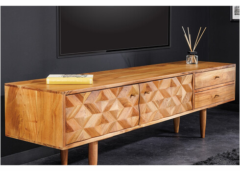 Tv-alus ALPINE sheesham, 145x35xH45 cm