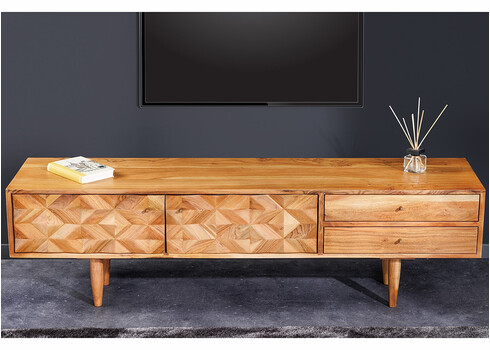 Tv-alus ALPINE sheesham, 145x35xH45 cm