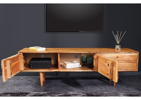 Tv-alus ALPINE sheesham, 145x35xH45 cm