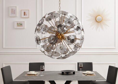 Rippvalgusti INFINITY kuldne, 65x65xH150 cm