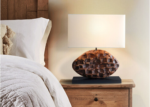 Lauavalgusti REEF valge / pruun, 40x23xH48 cm