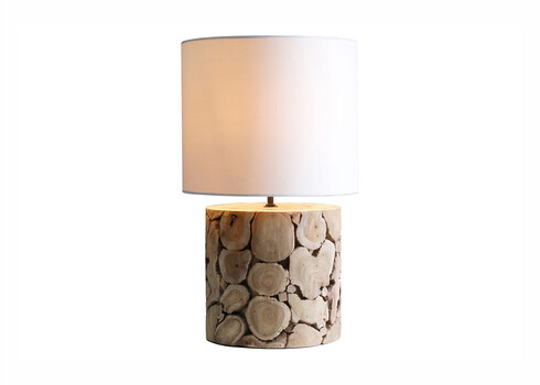 Lauavalgusti PURE NATURE valge / pruun, 27x27xH45 cm