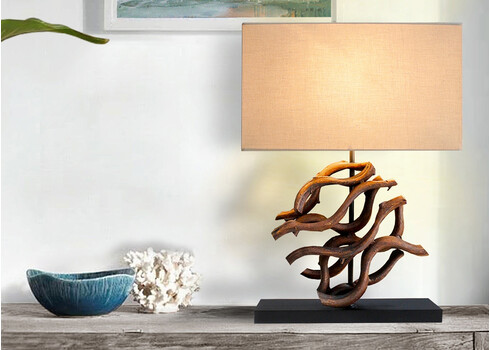 Lauavalgusti WAVE pruun, 40x20xH57 cm