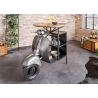Baarilaud SCOOTER pruun / hall, 120x77xH116 cm