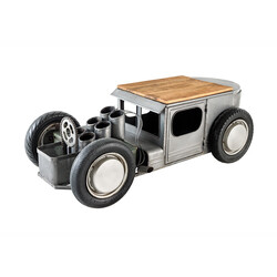 Diivanilaud HOT ROD pruun / hall, 165x73xH56 cm