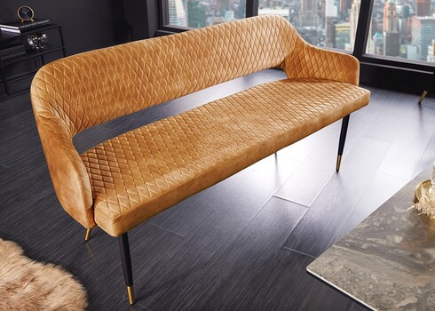 Pink PARIS kollane, 162x58xH82 cm