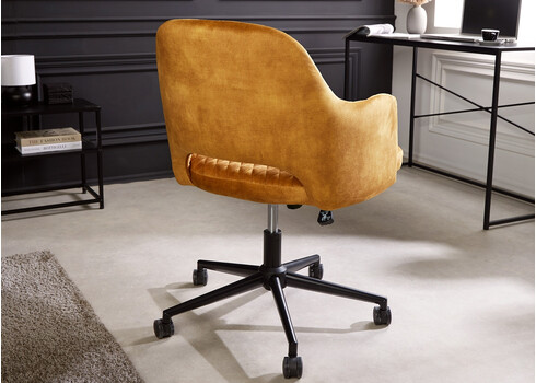 Kontoritool PARIS kollane, 55x59xH75-82 cm