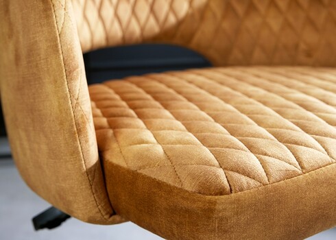 Kontoritool PARIS kollane, 55x59xH75-82 cm