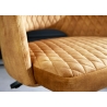 Kontoritool PARIS kollane, 55x59xH75-82 cm