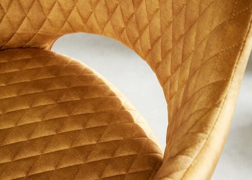 Kontoritool PARIS kollane, 55x59xH75-82 cm