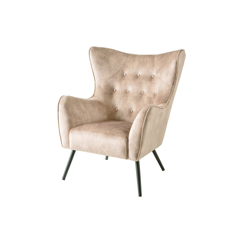 Tugitool AMSTERDAM beež, 76x85xH103 cm