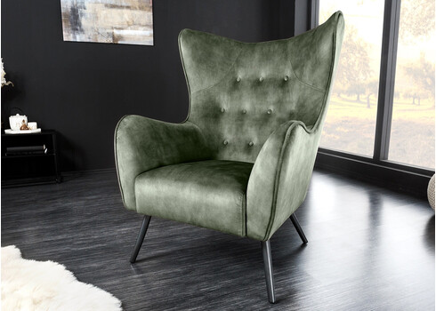 Tugitool AMSTERDAM roheline, 76x85xH103 cm