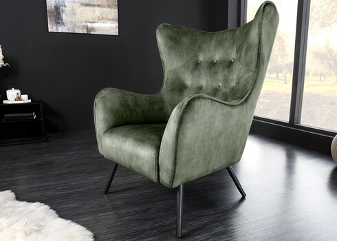 Tugitool AMSTERDAM roheline, 76x85xH103 cm