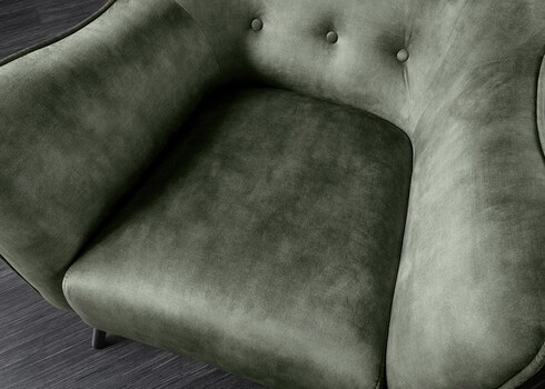 Tugitool AMSTERDAM roheline, 76x85xH103 cm