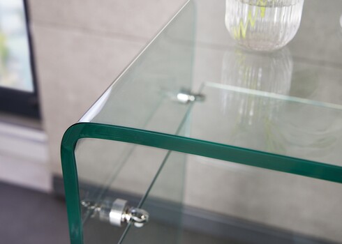 Konsoollaud FANTOME klaas, 100x33xH75 cm