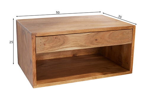 Öökapp AMAZONAS pruun, 50x35xH25 cm