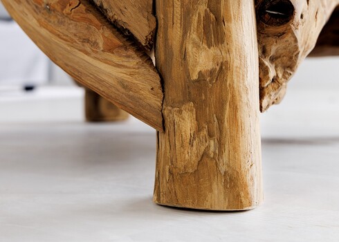 Diivanilaud RIVERSIDE pruun, 80x80xH41 cm