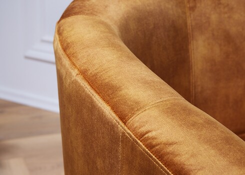 Tugitool HEMINGWAY kollane, 74x70xH74 cm