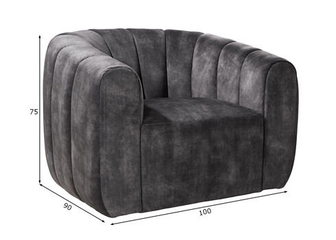 Tugitool BABYLON hall, 100x90xH75 cm