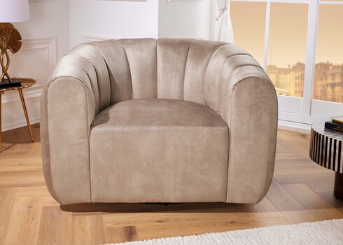 Tugitool BABYLON beež, 100x90xH75 cm