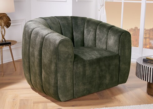 Tugitool BABYLON roheline, 100x90xH75 cm